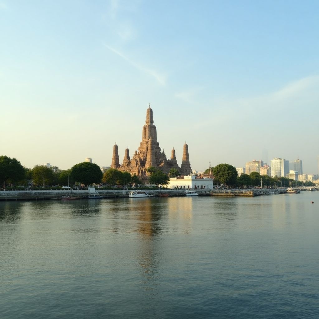 Beautiful temples and beaches in Thailand